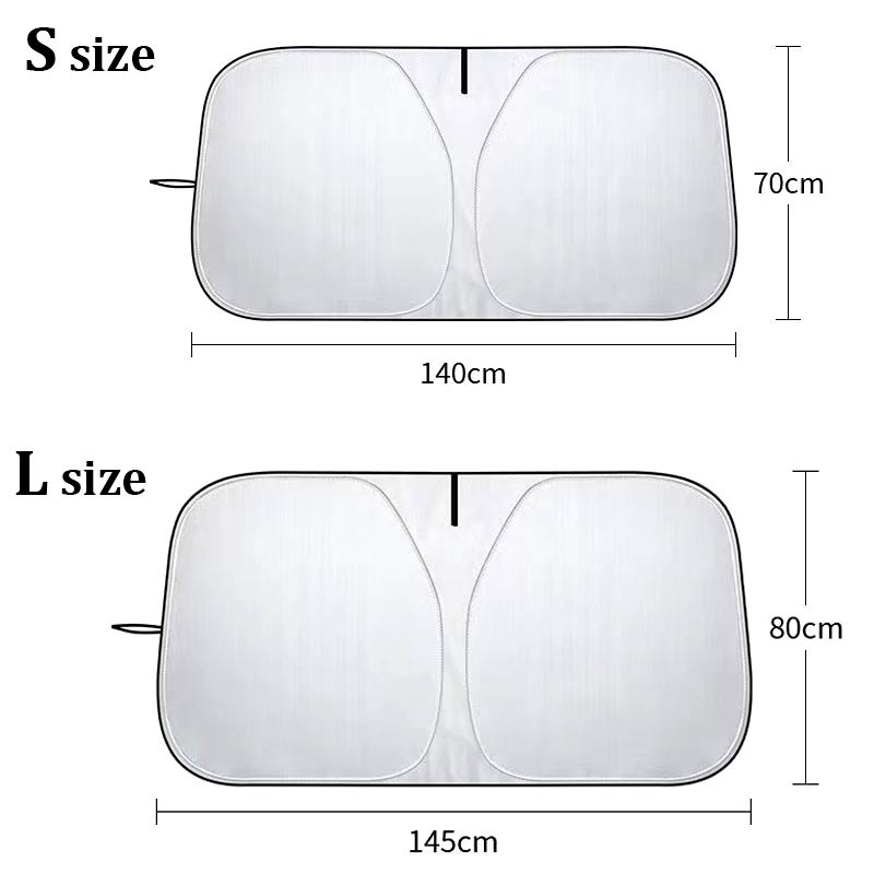 Silver Coated Car Sun Shield Wholesales Car Sunshade